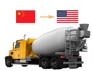 中国出口搅拌机到美国