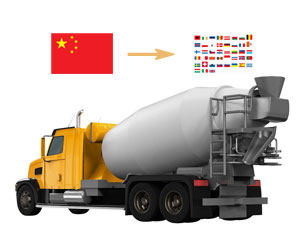 中国出口搅拌机到欧洲