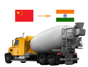中国出口搅拌机到印度