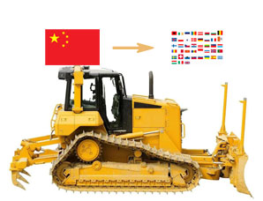 中国出口推土机到欧洲